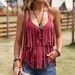 New Women's Sexy Tassel Camisole Style Hot Girl Western Style Vest_ecoleips.com