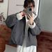 girl Cotton Autumn Winter Versatile Padded Short Coat Color Block Hooded Ins Casual Korean Style Jacket_ecoleips.com