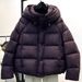 "Women's Puffer Jacket With Hood - 90% White Duck Down Coat, Oversized Short Winter Jacket For Commuting & Streetwear_ecoleips.com