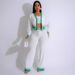 Women’s Clothing autumn and winter new women's striped cardigan knitted casual three piece suit_ecoleips.com