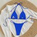 European And American Foreign Trade Sexy Bikini Swimsuit Women's Sling Tight Three-point High Waist Triangle Beach Swimsuit_ecoleips.com