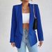 2025s 2025 Red New Small Suit Commuting Spring Autumn Coat Top For Women, Versatile, Fashionable, And Personalized_ecoleips.com