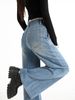 Women's Non-tight Flared Jeans, 2026 Spring New Style, High-waisted, Slimming, Wide-leg, For Petite Individuals,_ecoleips.com