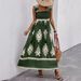 2024 Cross-Border European And American Fashion Hot-Selling Women's Beach Vacation Style Printed Strapless Dress_ecoleips.com
