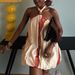 Spring New Arrival Women's Halter Neck Backless Color Block Mini Skirt Dress For Party Vacation American Style_ecoleips.com