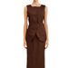 Women's Clothing Lazy Leisure Pure Cotton Square Collar Sleeveless Vest Skirt Suit Female_ecoleips.com