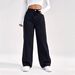 High-Waisted Slimming Straight Leg Jeans for Women Best Selling Style Comfortable Fit Denim Pants_ecoleips.com