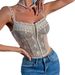 Women’s Clothing New French Sexy Suspender Lace Lace Ins Style Splicing Perspective Small Vest_ecoleips.com