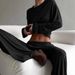 Modal Soft Sleeve Long Pants Pajamas Two-Piece Set European And American Summer New Cross-Border Skin-Friendly_ecoleips.com