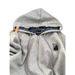 Women's Clothing Retro Gray Plaid Hooded Cardigan Sweater Jacket Women Autumn And Winter New Loose Long Sleeved Top_ecoleips.com