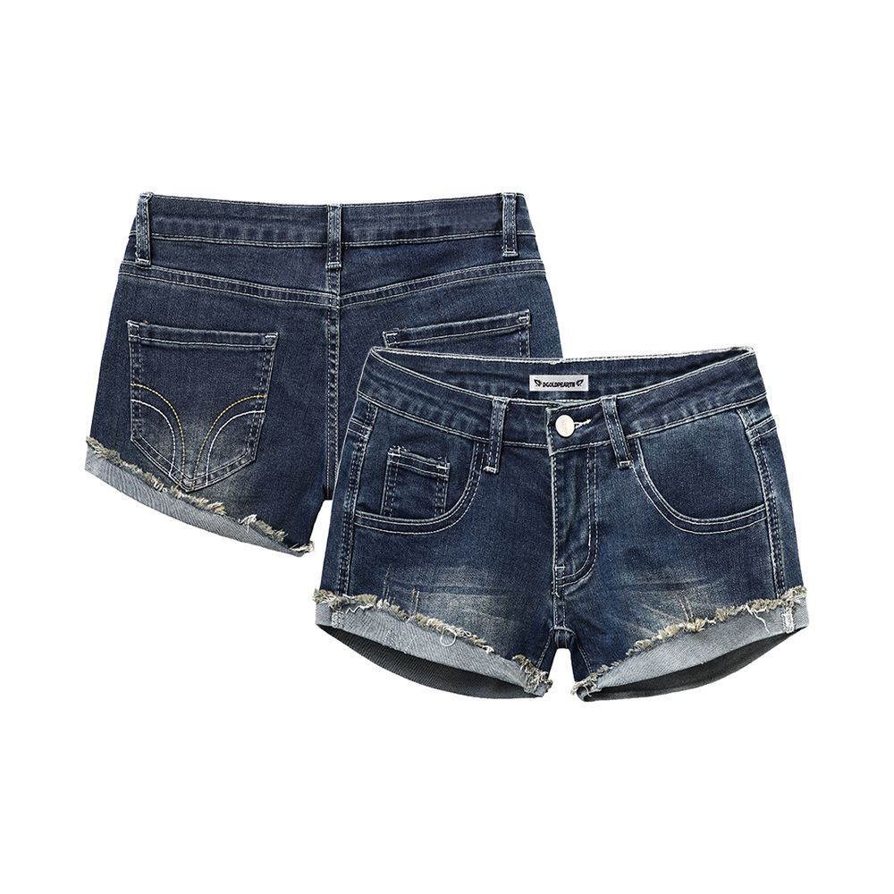 These Are My Magic Pants! New Summer Thin Hot Pants For Women, Slim Fit, Low-rise Denim Shorts_ecoleips.com