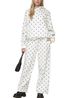 Aria Basics Aria Basics European American Women's Clothing Ins-style Autumn And Winter Fashion Casual Versatile Polka Dot Print Loose_ecoleips.com
