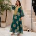 Muslim Robe Embroidered Ostrich Hair Gold Lace Evening Dress_ecoleips.com
