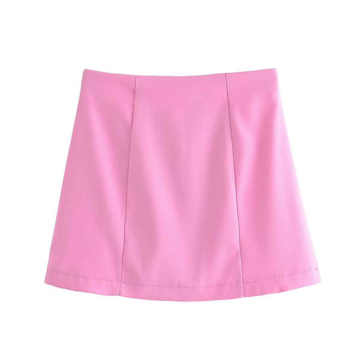 ZA Women's Short Blazer With Collar + Wide Pleated Mini Skirt Fashion Set_ecoleips.com