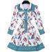 In Stock 2025 European And American Women's Clothing Spring New Cross-border Fashion Printed Long-sleeve Turn-down_ecoleips.com