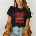 Cherry Leopard Shirts For Women Cute Fruit Cherries Tshirt Vintage Trendy Graphic Tees Aesthetic Short Sleeve Tops_ecoleips.com