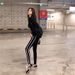 Autumn Quick-dry Yoga Jacket, Black Stand-up Collar, Slim-fit Casual Suit, Striped Korean-style Long-sleeve,_ecoleips.com