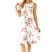 2025 Summer European And American Loose Casual Women's Floral Print Strap Dress Mid-Length Skirt 3D Digital Printing_ecoleips.com