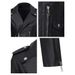 Spring New Short Motorcycle PU Leather Lapel Jacket Slim Fit Leather Jacket_ecoleips.com