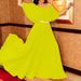 C8464 European And American Women's Clothing Summer Off-shoulder Solid Color Pleated Long Foreign Trade Dress_ecoleips.com