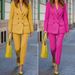 Women's Clothing Fashion Commuter Business Professional Suit Trousers Two Piece Set_ecoleips.com