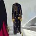 Verve Live Brocade Muslim Robe Ethnic Style Set Dress Fashion Versatile_ecoleips.com