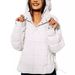 Women's Stylish Oversized Hooded Sweatshirt – Soft Cotton Blend Pullover With Round Hem_ecoleips.com