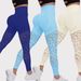 Women's Clothing Double Hip Lifting New Yoga Pants Seamless Mesh Summer Breathable Fitness High Elastic Seamless Sports Pants_ecoleips.com