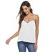 2022 Summer European American Loose-Fit Sexy V-Neck Backless Solid Color Short Camisole, Cool And Comfortable_ecoleips.com