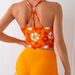 Women's Clothing Tankini Print High Waist Boxer Briefs Conservative Bikini Split Swimsuit Swimwear_ecoleips.com