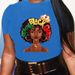 Summer European And American Cross-border Foreign Trade Plus-size T-shirt, Round-neck Casual Loose-fitting Short-sleeve_ecoleips.com