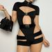Slim Long Sleeve Punk Bodysuit for Women Sexy Zipper Design European And American Style Pure Hot Girl Fashion Wholesale_ecoleips.com