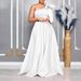 C8613 Foreign Trade European And American Summer New Style Elegant Fashionable Off-Shoulder Bow Party Long African Dress_ecoleips.com