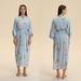 Aria Basics New European American Style Satin Plus-size Pajamas For Women, Spring And Autumn Thin Yao Ting Long-sleeved Long Robe_ecoleips.com