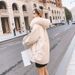 girl 2025 Winter New Women's Parka With Fleece Lining, Thickened Mid-Length Ins Style Hong Kong Workwear Cotton Jacket_ecoleips.com