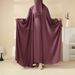 Farasha Abaya Five-Piece Long Dress Set For Arab Women Going Out MOA095_ecoleips.com