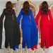 Fashion Women's Clothing Back Slit Cape Sleeve Hot Diamond Elegant Dress_ecoleips.com