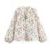 Aria Basics Aria Basics Wholesale For Foreign Trade: New Summer European And American Style Distressed Embroidered Loose-fitting Shirt_ecoleips.com