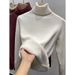 women's oversized knit sweater soft round neck casual pullover, lightweight & comfortable, multiple colors (blue, white, black, gray, pink, khaki)_ecoleips.com
