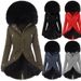 Women's Clothing Cotton Padded Jacket For Women, Long Cotton Padded Jacket, Women's Casual Hooded Coat, Fur Collar, Cotton Padded Jacket_ecoleips.com