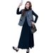 Autumn Winter New Korean Fashion Knitted Two-Piece Maternity Dress_ecoleips.com
