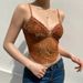 Cross Border Trendy Niche Specialty Printed Mesh Mesh Chest Tank Top For Hot Girls To Wear Outside_ecoleips.com