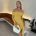 Women's Clothing Sexy Fashion Tube Top Dress Long Sleeve Pleated Hip Skirt_ecoleips.com