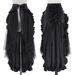 2025 New Female Gothic Large Irregular Umbilical Half Length Dance Skirt_ecoleips.com
