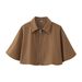 ZG Foreign Trade Women's Clothing New European American Style Fashion Two-Tone Short-Sleeve Zipper Top Jacket And_ecoleips.com