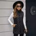 Trendy Quilted Longline Puffer Vest For Women - Lightweight Streetwear Jacket With Stand Collar, Zipper Closure, Multiple Colors (S-XXL)_ecoleips.com