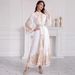 Women's Clothing Fashion Elegant Women's New Gold Stamped Muslim Arab Dress Middle East Dubai Robe_ecoleips.com