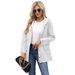 New Cotton Hooded Trench Coat Women's Spring And Autumn Coat Large Size Loose Solid Color Coat_ecoleips.com