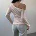 Sweet Girl Y2K Aesthetic Long Sleeve T-Shirt Women's Casual Fashion Top_ecoleips.com