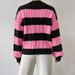 Oversized Striped Knit Sweater – Retro Colorblock V-Neck Pullover In Purple/Khaki/Navy/Black (S-XL) | Cozy & Trendy_ecoleips.com